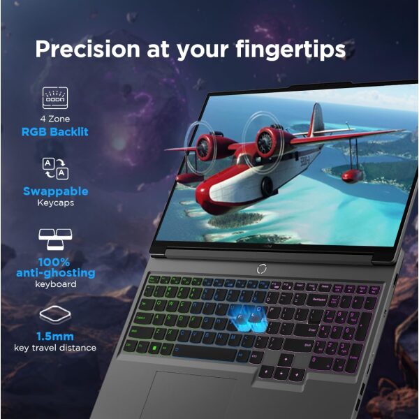 Ordinateur portable Lenovo Legion Pro 5 16IRX9 New Gaming Core i7-14650HX 3.7GHz 16GB DDR5-5600Hz 1TB SSD 16"IPS 240Hz RTX 4060 8GB Benin-Cotonou