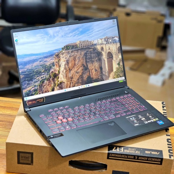 Ordinateur portable PC Asus TUF FX507VV-WS74 Cori7-13620H 16GB 1TB SSD 15.6" FHD 144Hz IPS Win11 RTX 4060 8GB Mecha Grey Backlit RGB Benin|Cotonou..Prix : 980.000FCFA